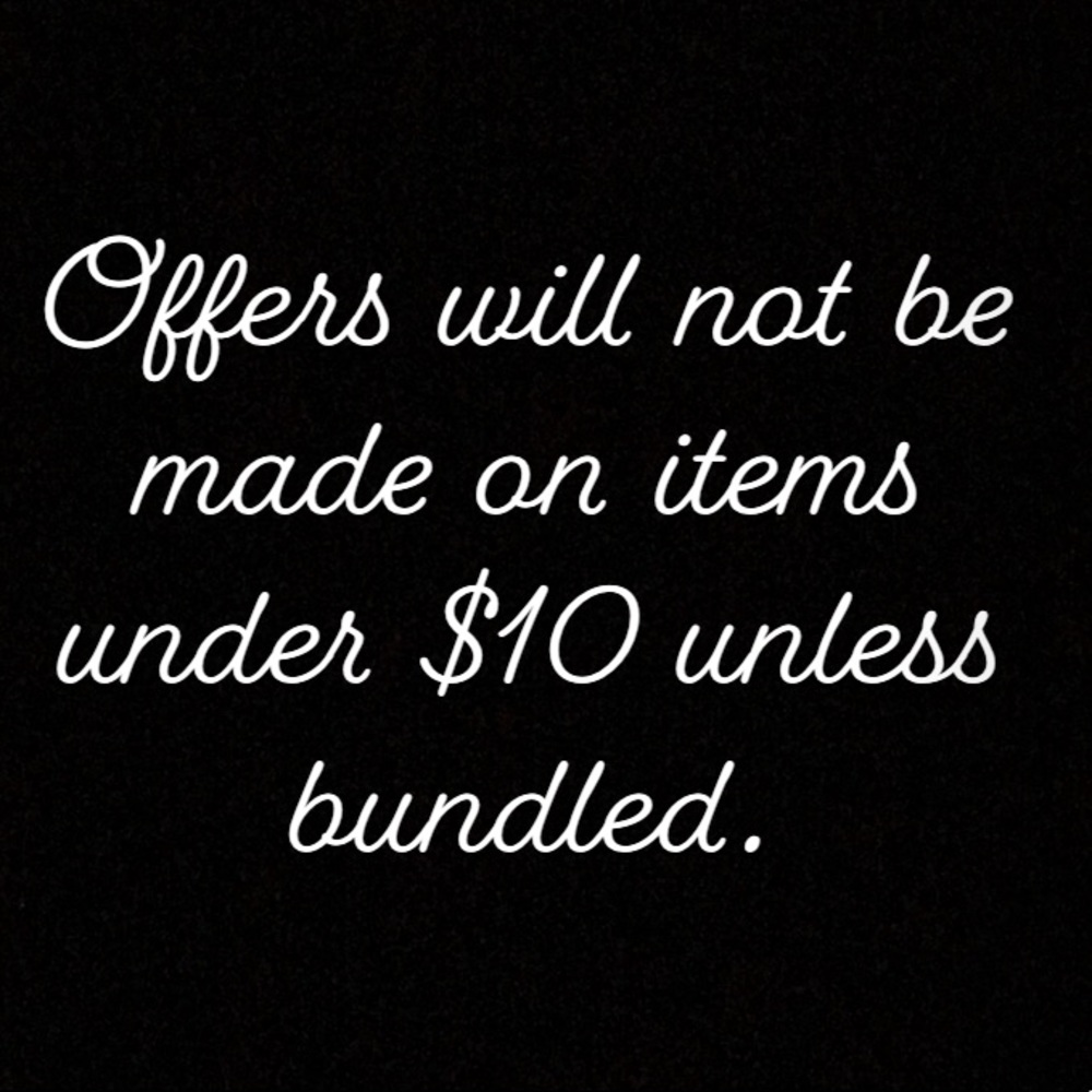 Reasonable offers are welcome.